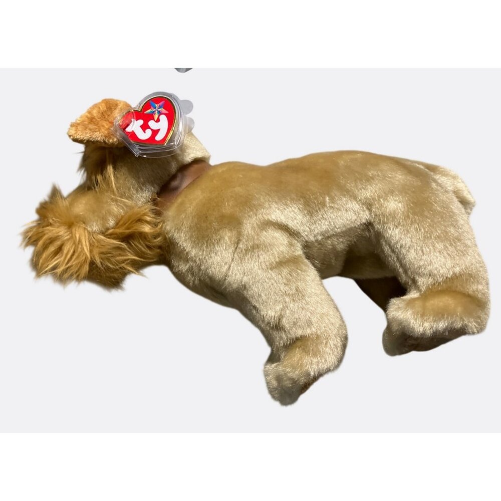 Ty Beanie Buddies Schnitzel Plush Dog 2003 Polyester Fiber Inner Contents 11"